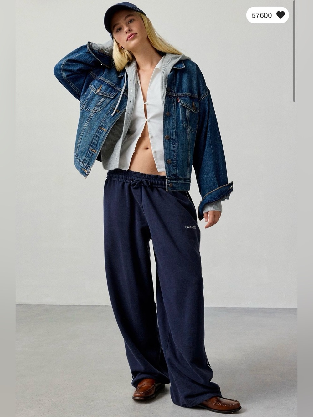 Urban Outfitters iets frans Harri Wide Leg Jogger Pants!